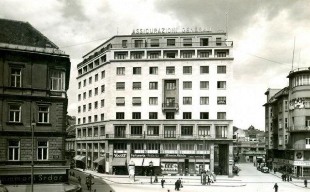 Zgrada 'Assicurazioni Generali', Trg bana Jelačića, Radićeva, Tkalčićeva, Splavnica